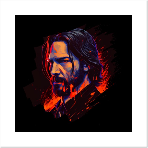 john wick Wall Art by Pixy Official